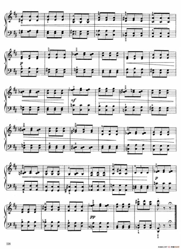 Album for the Young Op.39（儿童钢琴曲集）（4. 小骑士 Little horseman）