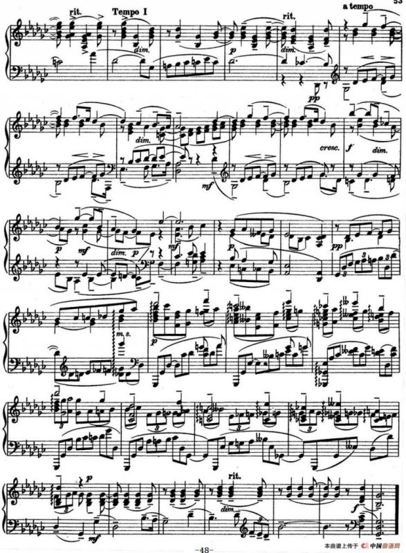 10 Preludes Op.23（拉赫玛尼诺夫10首前奏曲·Ⅹ）