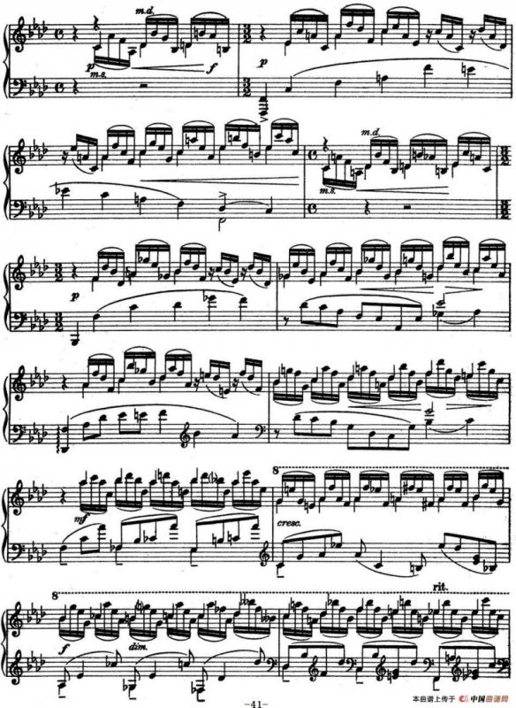 10 Preludes Op.23（拉赫玛尼诺夫10首前奏曲·Ⅷ）