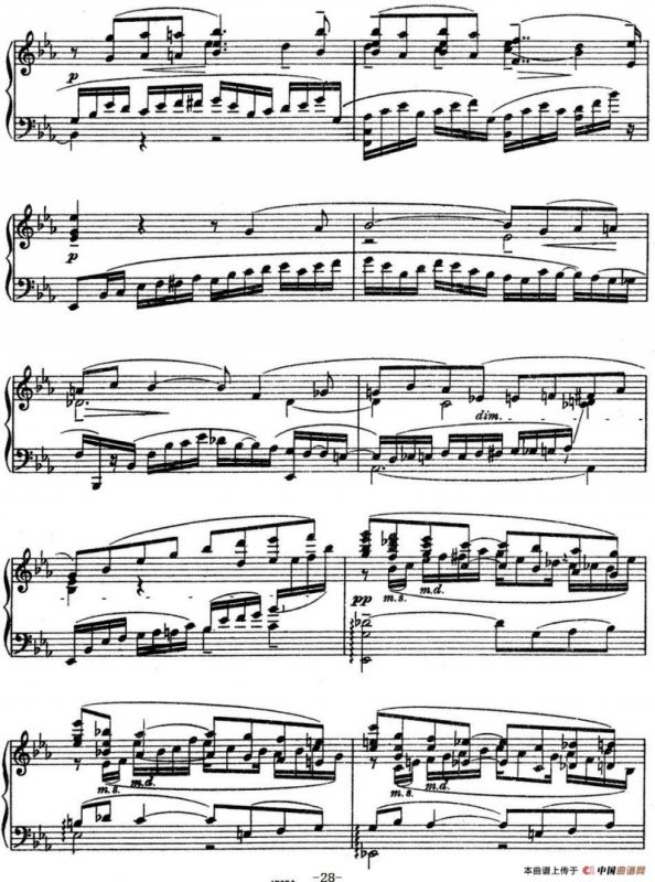 10 Preludes Op.23（拉赫玛尼诺夫10首前奏曲·Ⅵ）