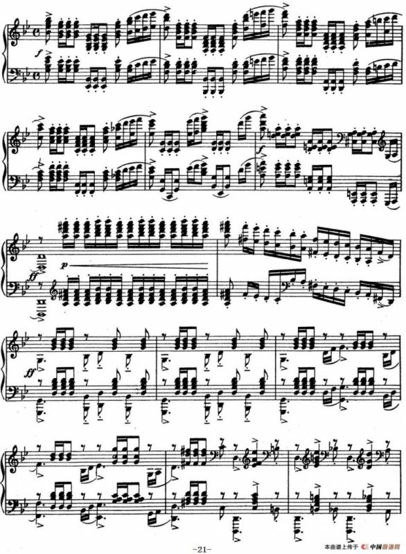 10 Preludes Op.23（拉赫玛尼诺夫10首前奏曲·Ⅴ）