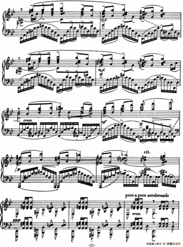 10 Preludes Op.23（拉赫玛尼诺夫10首前奏曲·Ⅴ）