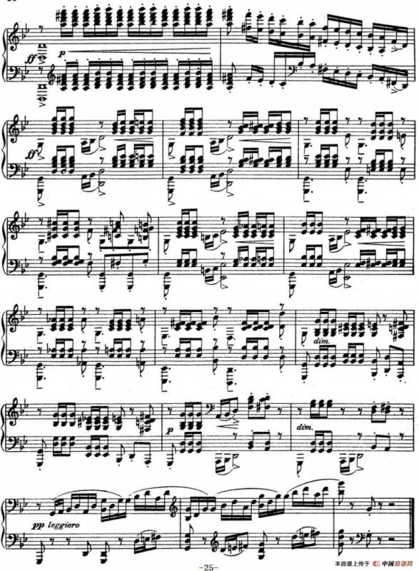 10 Preludes Op.23（拉赫玛尼诺夫10首前奏曲·Ⅴ）