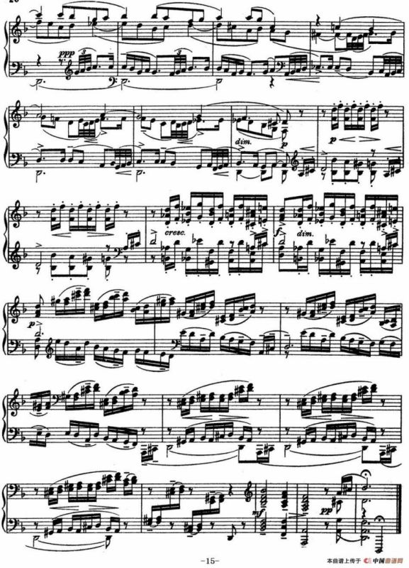 10 Preludes Op.23（拉赫玛尼诺夫10首前奏曲·Ⅲ）