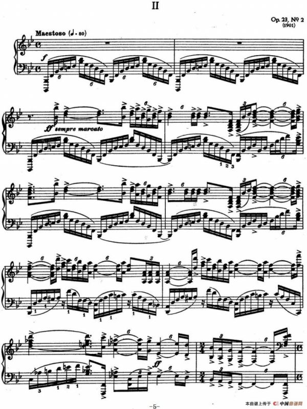 10 Preludes Op.23（拉赫玛尼诺夫10首前奏曲·Ⅱ）