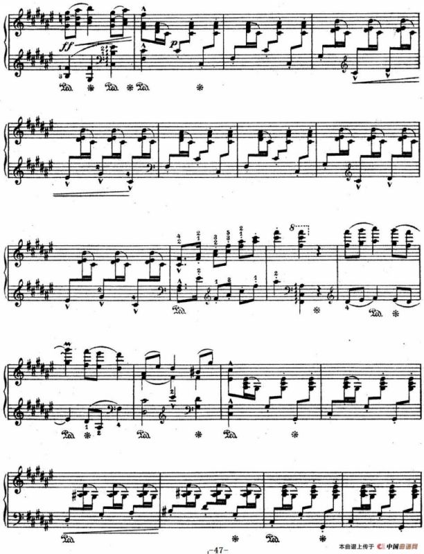 Suite Espanola Op.47（西班牙组曲·Ⅶ）