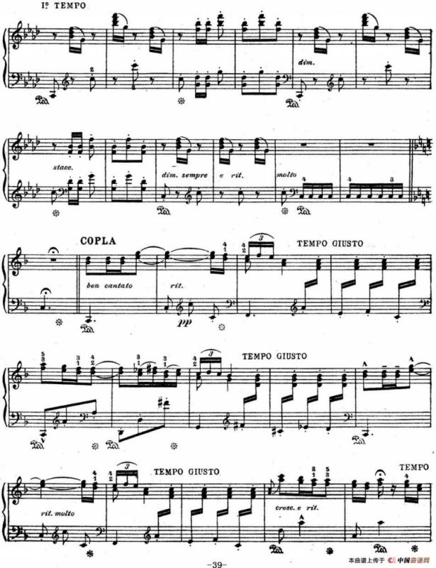 Suite Espanola Op.47（西班牙组曲·Ⅵ）