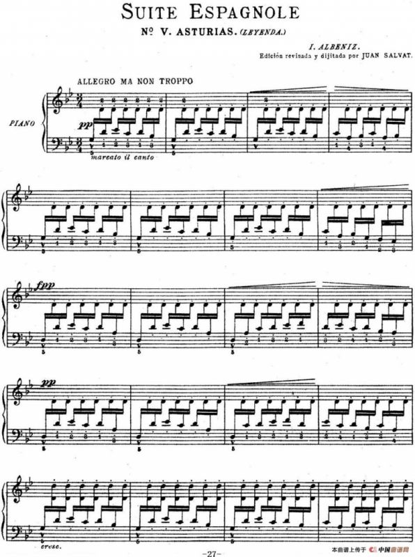 Suite Espanola Op.47（西班牙组曲·Ⅴ）