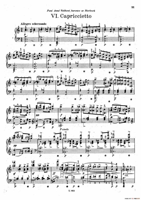 Six Piano Pieces Op.7（6首钢琴小品·Ⅵ）