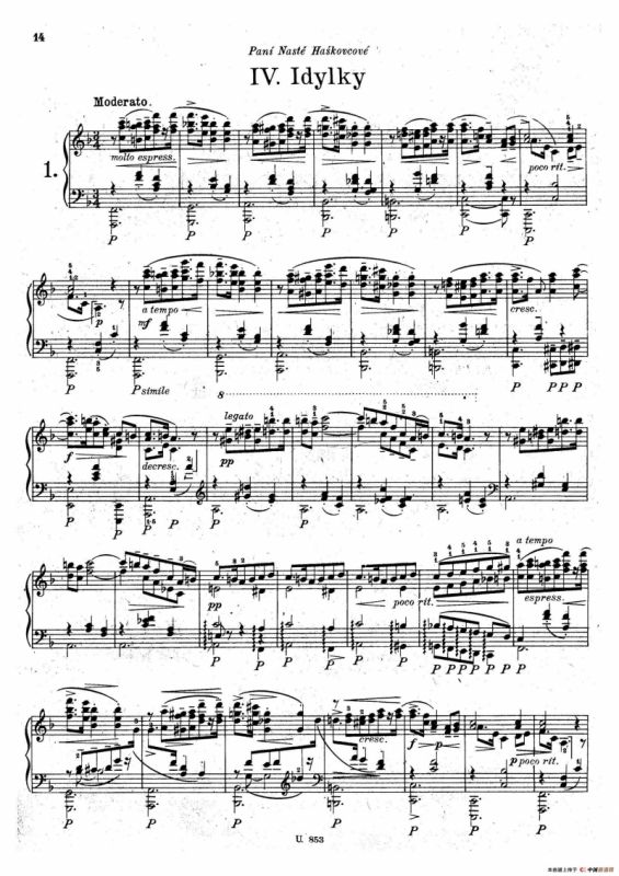 Six Piano Pieces Op.7（6首钢琴小品·Ⅳ）
