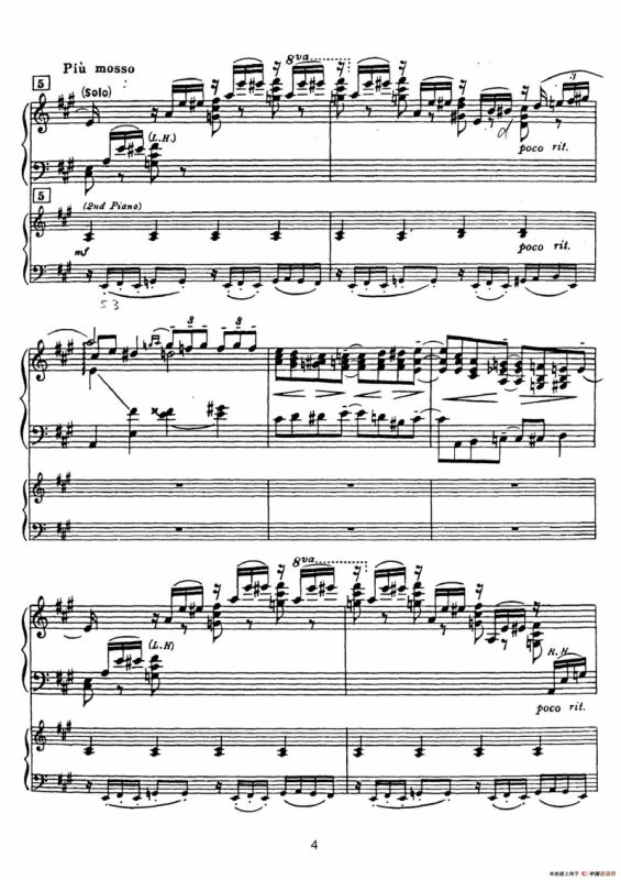 Rhapsody in Blue（蓝色狂想曲）（双钢琴）