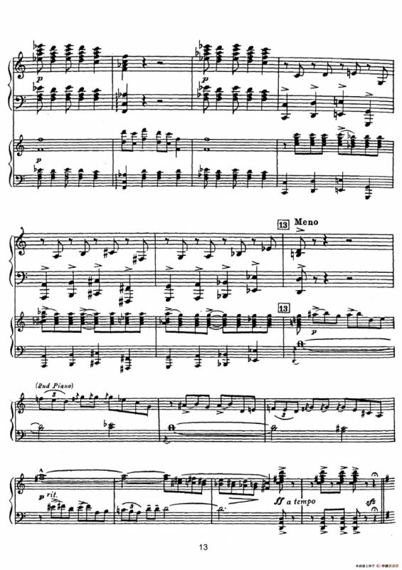 Rhapsody in Blue（蓝色狂想曲）（双钢琴）