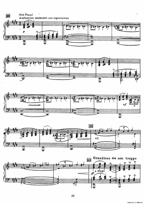 Rhapsody in Blue（蓝色狂想曲）（双钢琴）