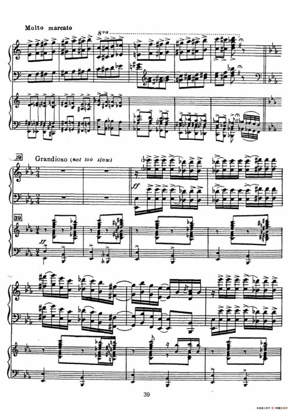 Rhapsody in Blue（蓝色狂想曲）（双钢琴）