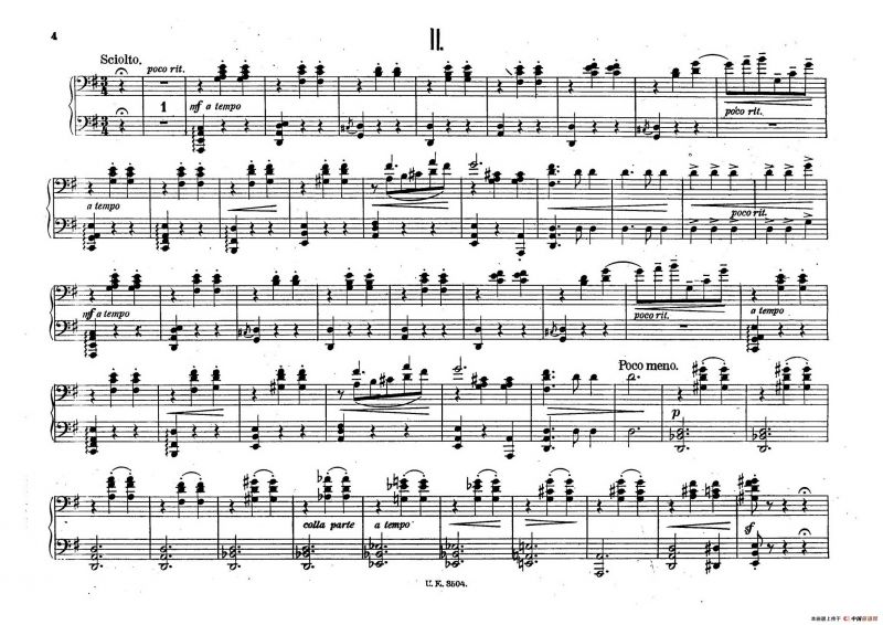 5 Waltzes Op.51-4 Hands（5首圆舞曲-四手联弹）