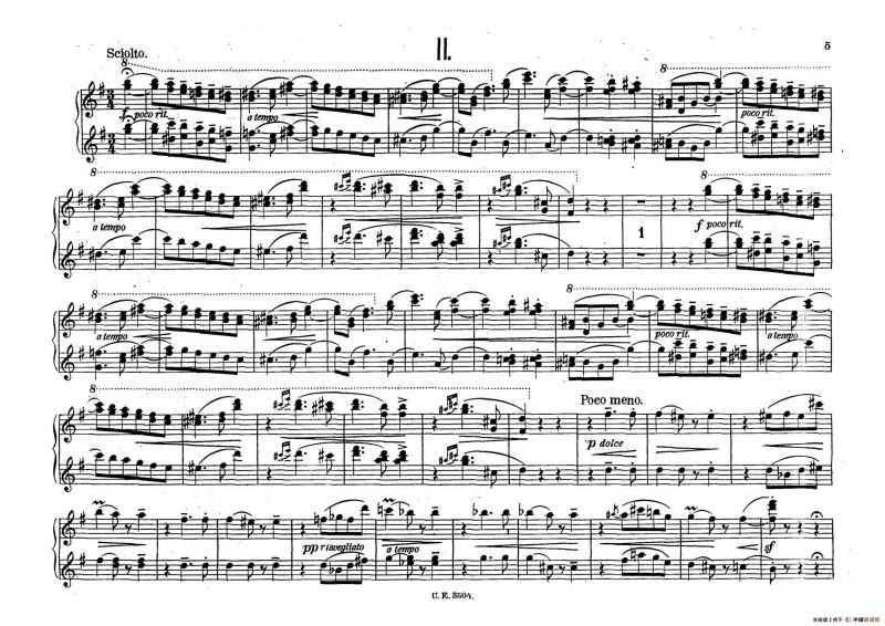 5 Waltzes Op.51-4 Hands（5首圆舞曲-四手联弹）
