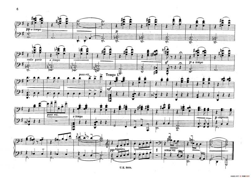 5 Waltzes Op.51-4 Hands（5首圆舞曲-四手联弹）