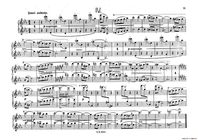 5 Waltzes Op.51-4 Hands（5首圆舞曲-四手联弹）