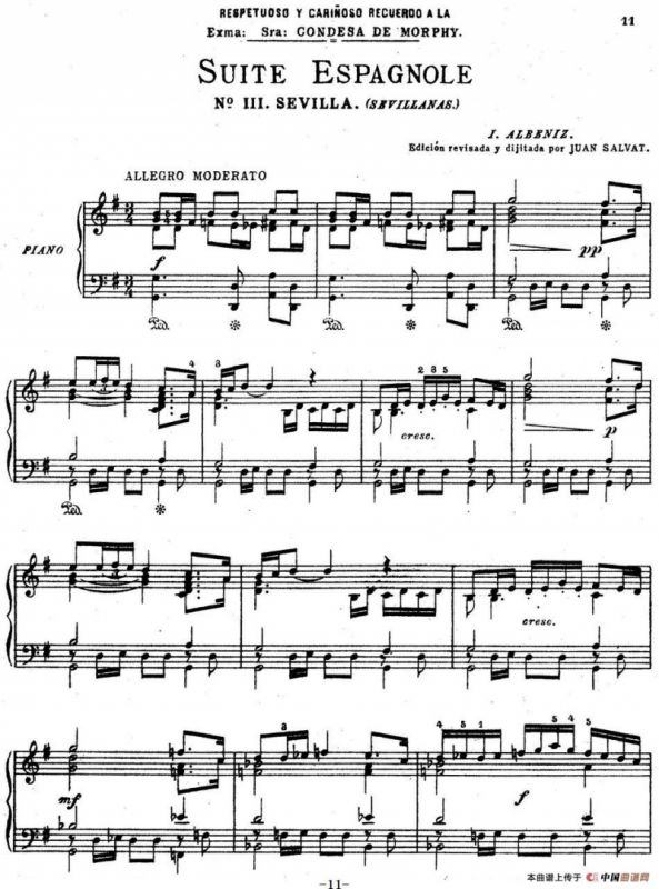 Suite Espanola Op.47（西班牙组曲·Ⅲ）