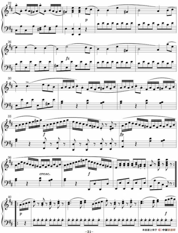 6 Sonatinas Op.36（6首钢琴小奏鸣曲-6）