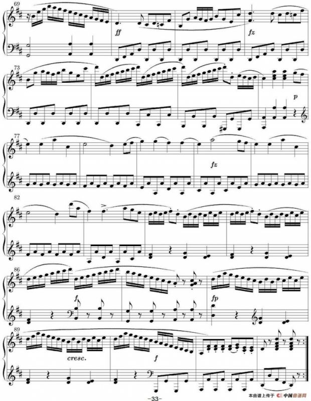 6 Sonatinas Op.36（6首钢琴小奏鸣曲-6）