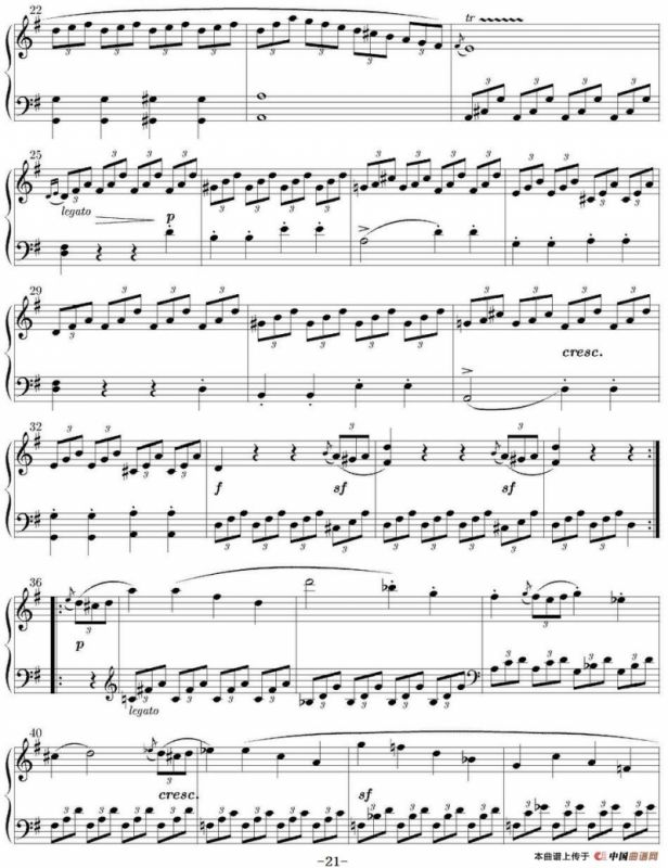 6 Sonatinas Op.36（6首钢琴小奏鸣曲-5）