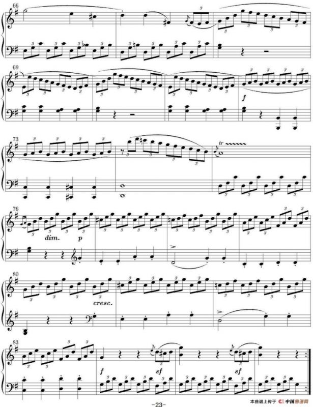 6 Sonatinas Op.36（6首钢琴小奏鸣曲-5）