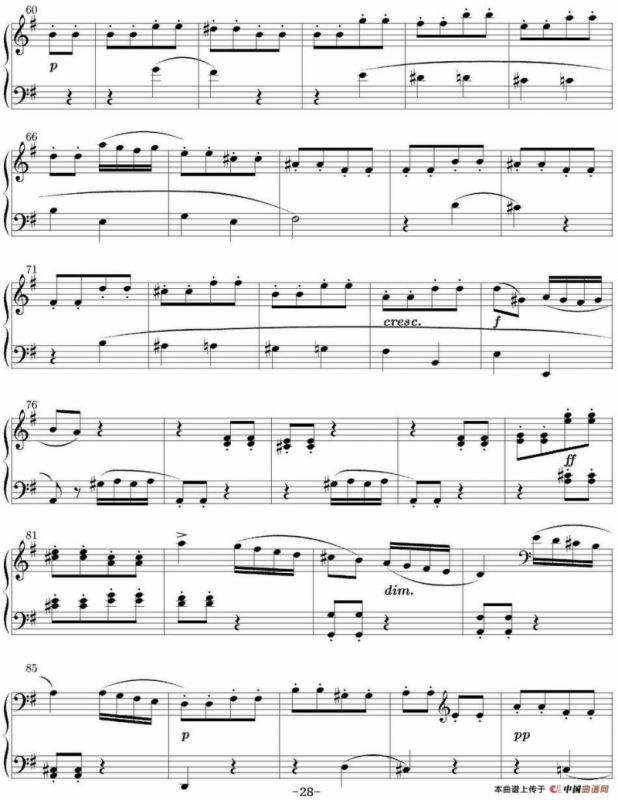 6 Sonatinas Op.36（6首钢琴小奏鸣曲-5）