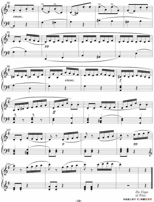 6 Sonatinas Op.36（6首钢琴小奏鸣曲-5）