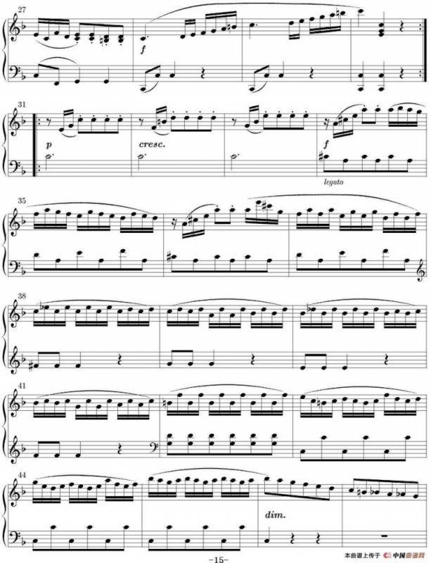 6 Sonatinas Op.36（6首钢琴小奏鸣曲-4）