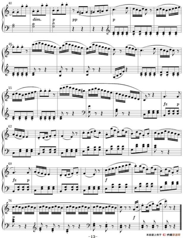 6 Sonatinas Op.36（6首钢琴小奏鸣曲-3）