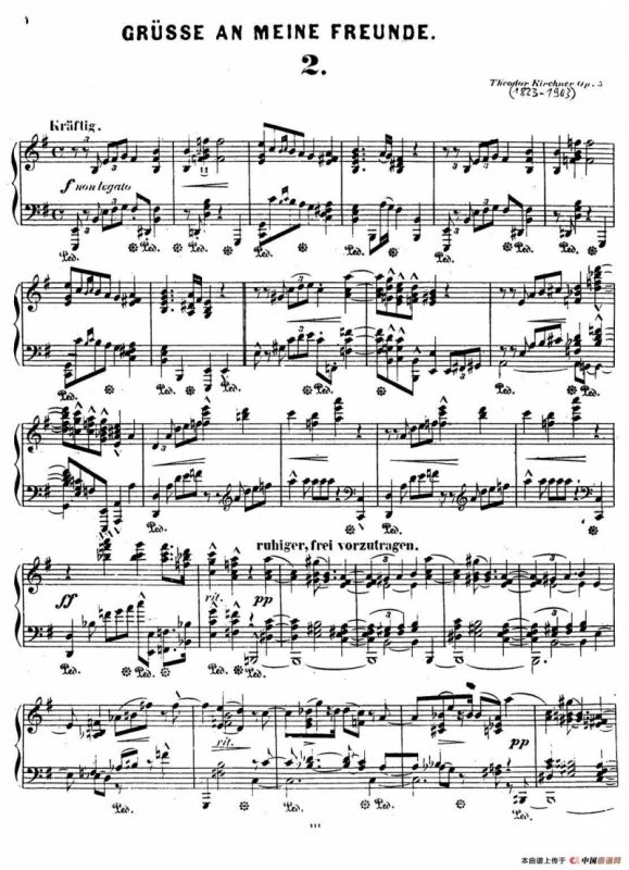 Gruesse An Meine Freunde Op.5（致朋友们的问候·2）