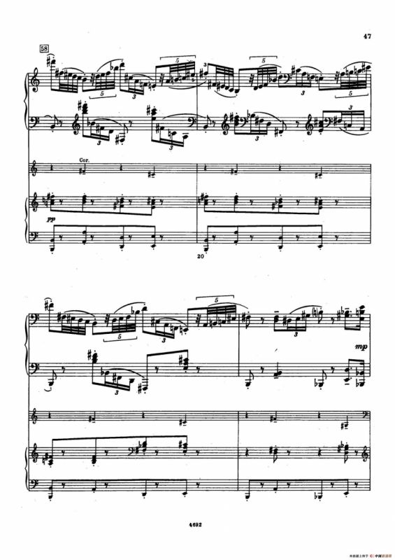 Piano Concerto No.2 in g Minor Op.16（g小调第二钢琴协奏曲·Ⅲ·双钢琴）