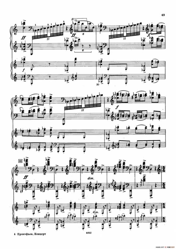 Piano Concerto No.2 in g Minor Op.16（g小调第二钢琴协奏曲·Ⅲ·双钢琴）