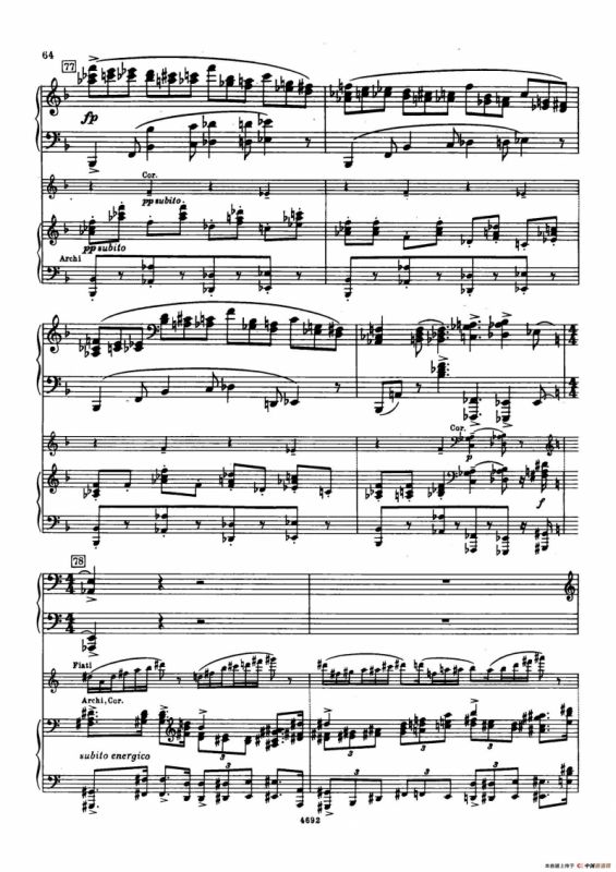 Piano Concerto No.2 in g Minor Op.16（g小调第二钢琴协奏曲·Ⅲ·双钢琴）