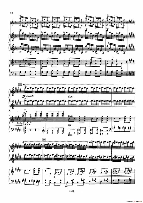 Piano Concerto No.2 in g Minor Op.16（g小调第二钢琴协奏曲·Ⅱ·双钢琴）