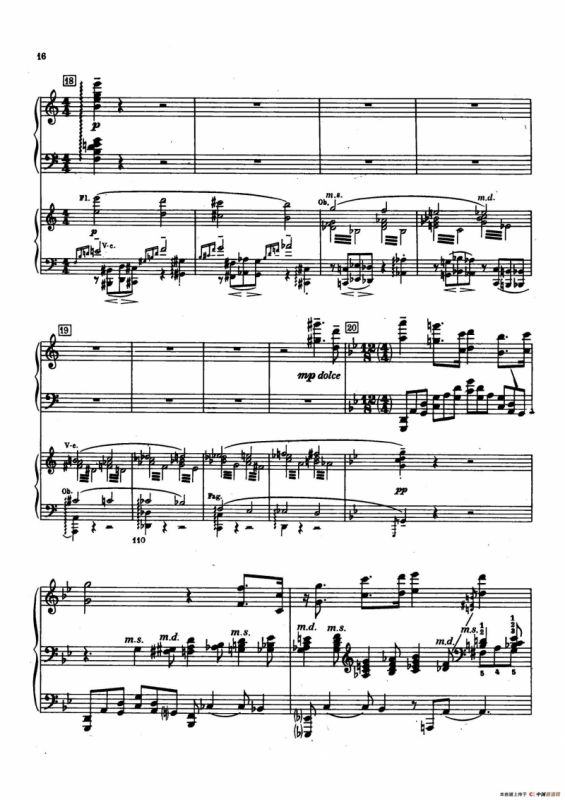 Piano Concerto No.2 in g Minor Op.16（g小调第二钢琴协奏曲·Ⅰ·双钢琴）
