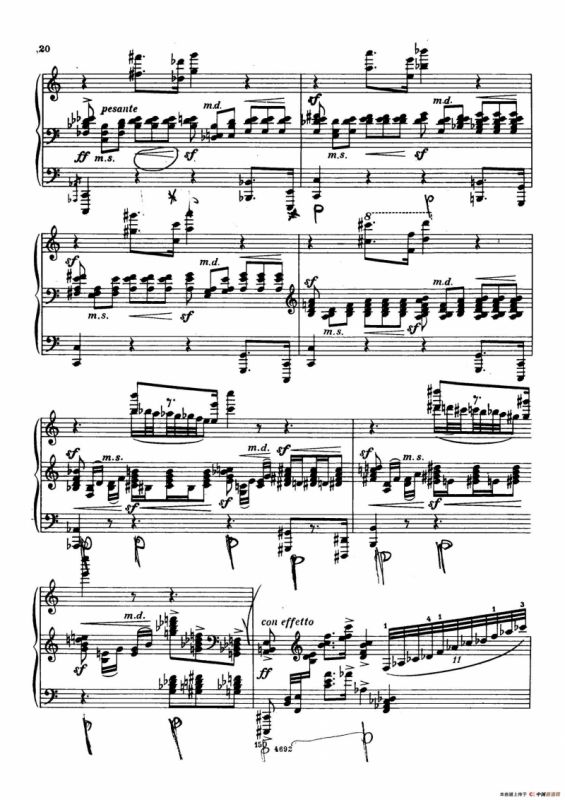 Piano Concerto No.2 in g Minor Op.16（g小调第二钢琴协奏曲·Ⅰ·双钢琴）