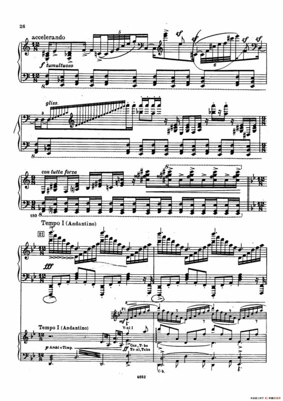 Piano Concerto No.2 in g Minor Op.16（g小调第二钢琴协奏曲·Ⅰ·双钢琴）