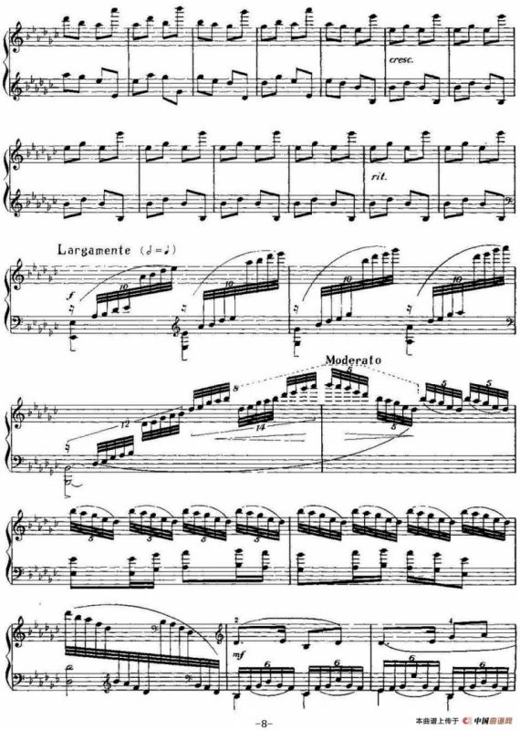 中国钢琴名曲30首：夕阳箫鼓