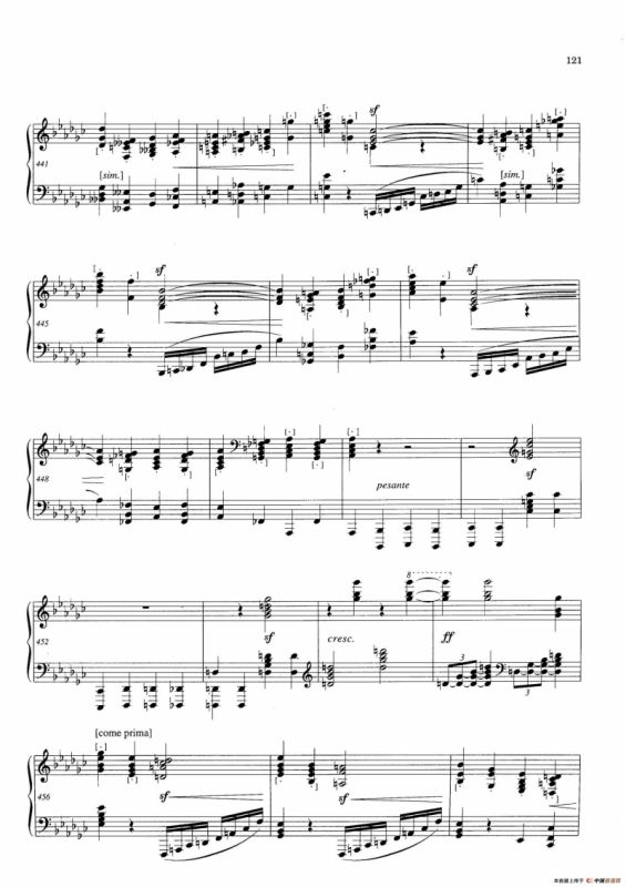 Variations and Fuge in e-flat Minor Op.23（降e小调主题变奏与赋格）