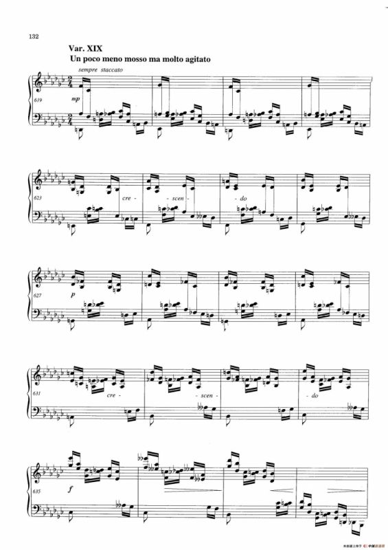 Variations and Fuge in e-flat Minor Op.23（降e小调主题变奏与赋格）