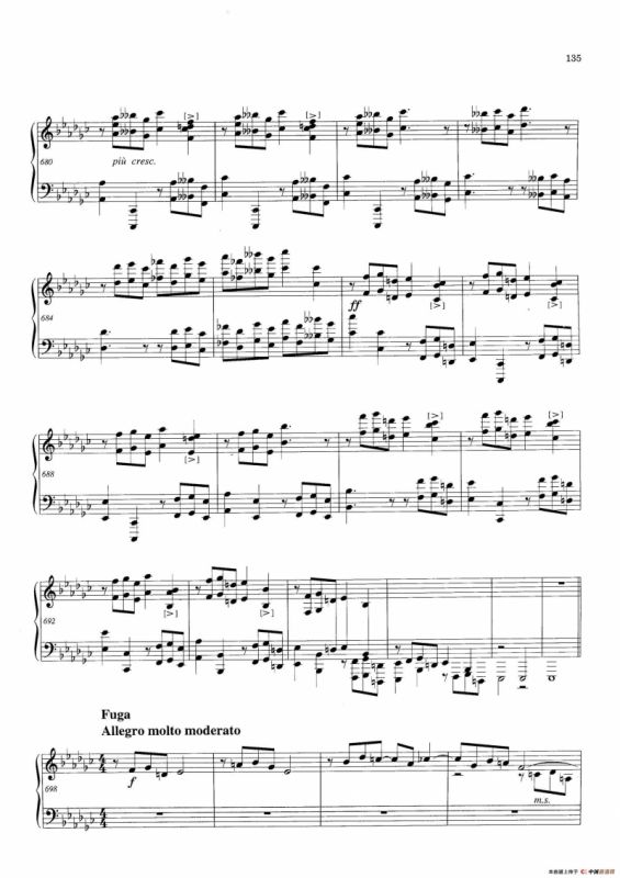 Variations and Fuge in e-flat Minor Op.23（降e小调主题变奏与赋格）