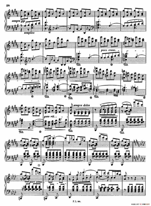 Album dun Voyageur S.156（旅行者札记·第一册）（印象与诗篇·3. 在泉水边 Au bord dune source）