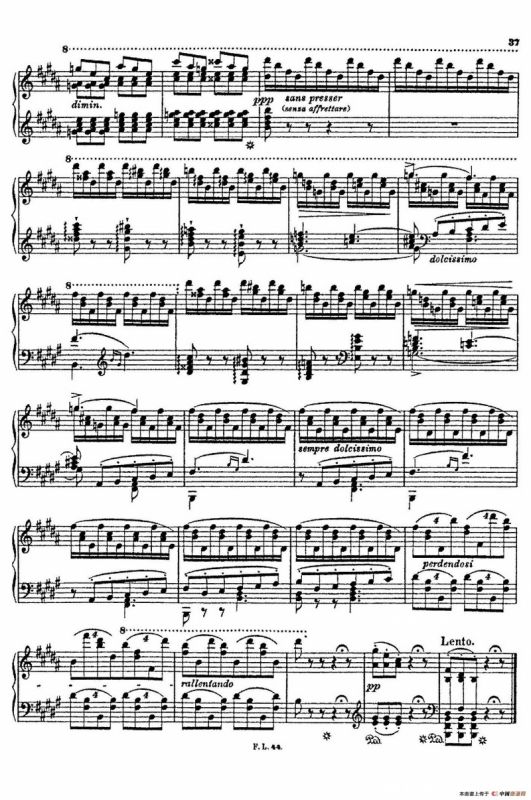 Album dun Voyageur S.156（旅行者札记·第一册）（印象与诗篇·3. 在泉水边 Au bord dune source）