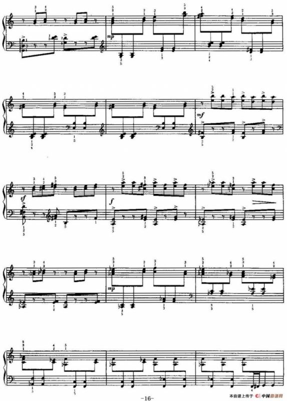 中国钢琴名曲30首：儿童组曲——快乐的节日