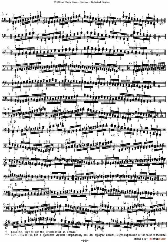 Technical Studies 60 Progressive Exercises （60首钢琴循序渐进练习曲 P91——99）