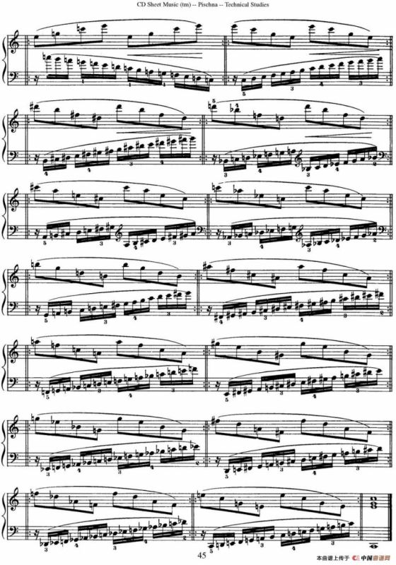 Technical Studies 60 Progressive Exercises （60首钢琴循序渐进练习曲 P41——50）