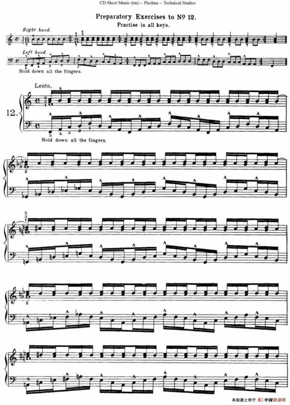 Technical Studies 60 Progressive Exercises （60首钢琴循序渐进练习曲 P21——30）