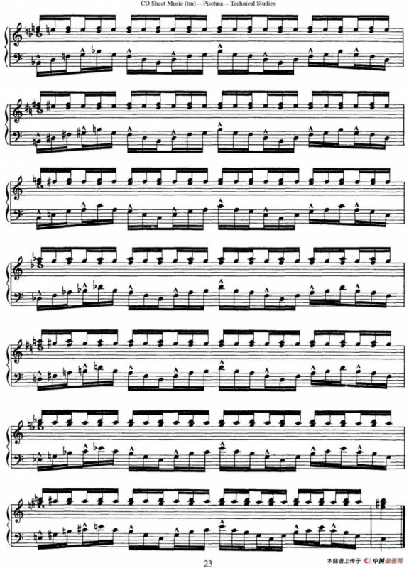 Technical Studies 60 Progressive Exercises （60首钢琴循序渐进练习曲 P21——30）